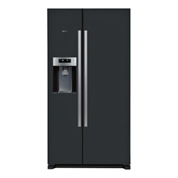 Neff KA3902B20G American Style Fridge Freezer, A+ Energy Rating, 90cm Wide, Black